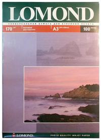 LOMOND Бумага Inkjet Matt Photo Paper, матовая, A3 (297 x 420 мм), 170 г/кв.м (100 листов) (0102012)