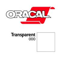 Orafol Пленка Oracal 641G F000 (прозрачный), 75мкм, 1000мм (1 п.м.) (метр 4011363104201)