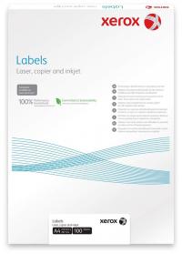 Xerox Бумага самоклеящаяся Labels Laser/Copier, матовая, A4 (210 x 297 мм), 14 наклеек, 100 листов (003R96289)