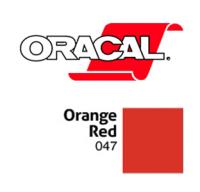 Orafol Пленка Oracal 641G F047 (оранжево-красный), 75мкм, 1000мм x 50м (4011363265049)