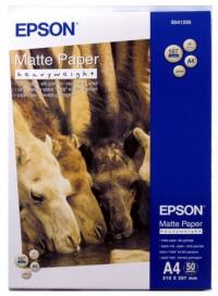 EPSON Matte Paper Heavyweight, матовая, A4 (210 x 297 мм), 167 г/кв.м (50 листов) (C13S041256)