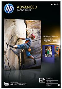 HP Бумага Advanced Glossy Photo Paper, глянцевая, 10 x 15 см (100 x 150 мм), 250 г/кв.м (60 листов) (Q8008A)