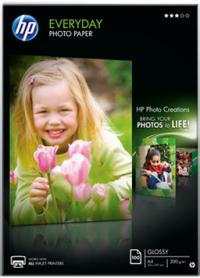 HP Бумага Everyday Glossy Photo Paper, глянцевая, A4 (210 x 297 мм), 200 г/кв.м (100 листов) (Q2510A)