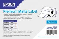 EPSON Бумага Premium Matte Label 76мм x 51мм (C33S045725)