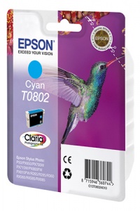 EPSON T080 2 Cyan Ink Cartridge