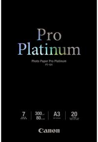 CANON Бумага Photo Paper Pro Platinum PT-101, глянцевая, A3 (297 x 420 мм), 300 г/кв.м (20 листов) (2768B017)