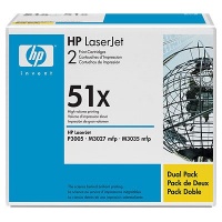 HP 51X Black Dual Pack LaserJet Toner Cartridges