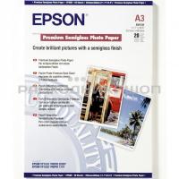 EPSON Бумага Premium Semigloss Photo Paper, полуглянцевая, A3 (297 x 420 мм), 251 г/кв.м (20 листов) (C13S041334)
