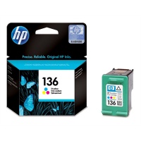 HP 136 Tri-colour Inkjet Print Cartridge