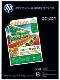 HP Бумага Professional Glossy Laser Paper, глянцевая, A4 (210 x 297 мм), 200 г/кв.м (100 листов) (CG966A)