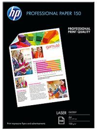 HP Бумага Professional Glossy Laser Paper, глянцевая, A4 (210 x 297 мм), 150 г/кв.м (150 листов) (CG965A)