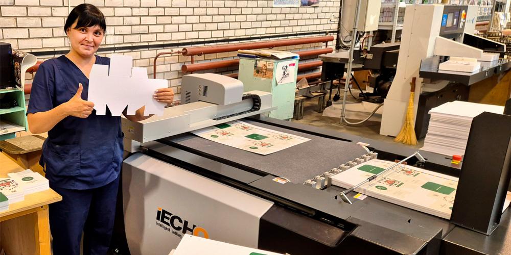Компания «Смарт-Т» запустила режущий плоттер iECHO PK4 на предприятии «Коми республиканская типография»