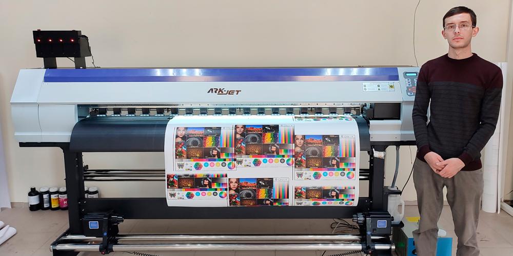 Компания «КОВЧЕГ» установила УФ-принтер ARK-JET UV 1802 в РПК «Магма» из Черкесска