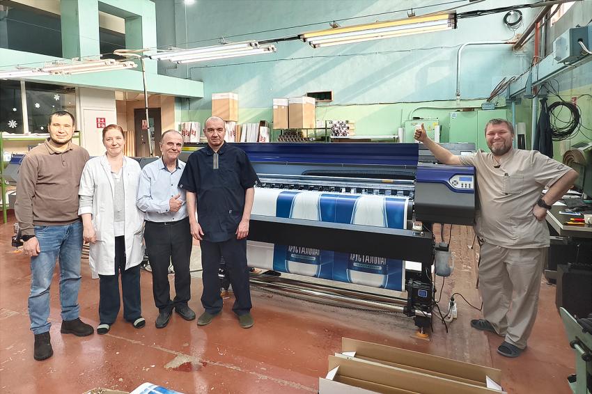 сразу два принтера ARK-JET SOL 1602 на заводе «Контакт»