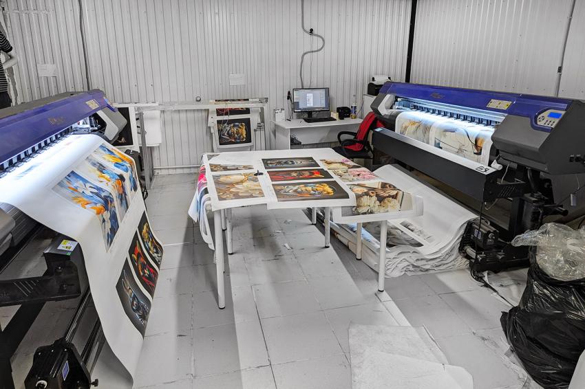Компания «КОВЧЕГ» запустила второй ARK-JET SOL 1602 в студия печати на холсте из Стерлитамака