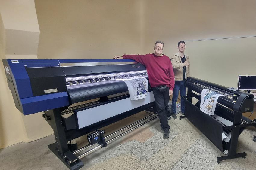 Компания «КОВЧЕГ» запустила комплекс для широкоформатной печати в типографии «Сим Джет»