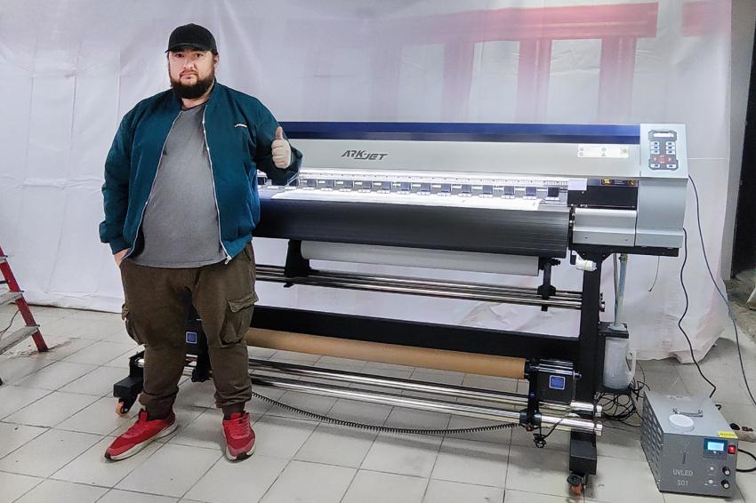 УФ-принтер ARK-JET UV 1802 и плоттер ARK-CUT GH1350 в РПК «Градиент»