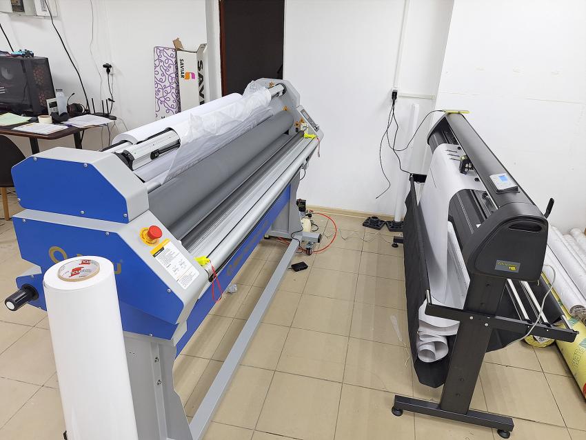 Компания «КОВЧЕГ» запустила принтер, каттер и ламинатор в кировской типографии «Печать»