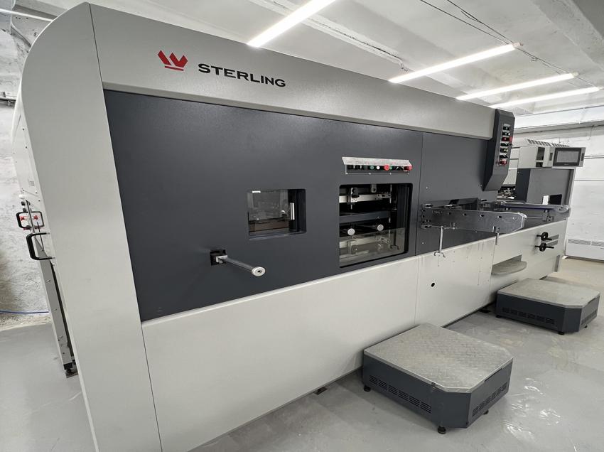 Специализированная высечка для тонких бумаг STERLING S-CUT 760S в Липецке, вид со стороны приемки