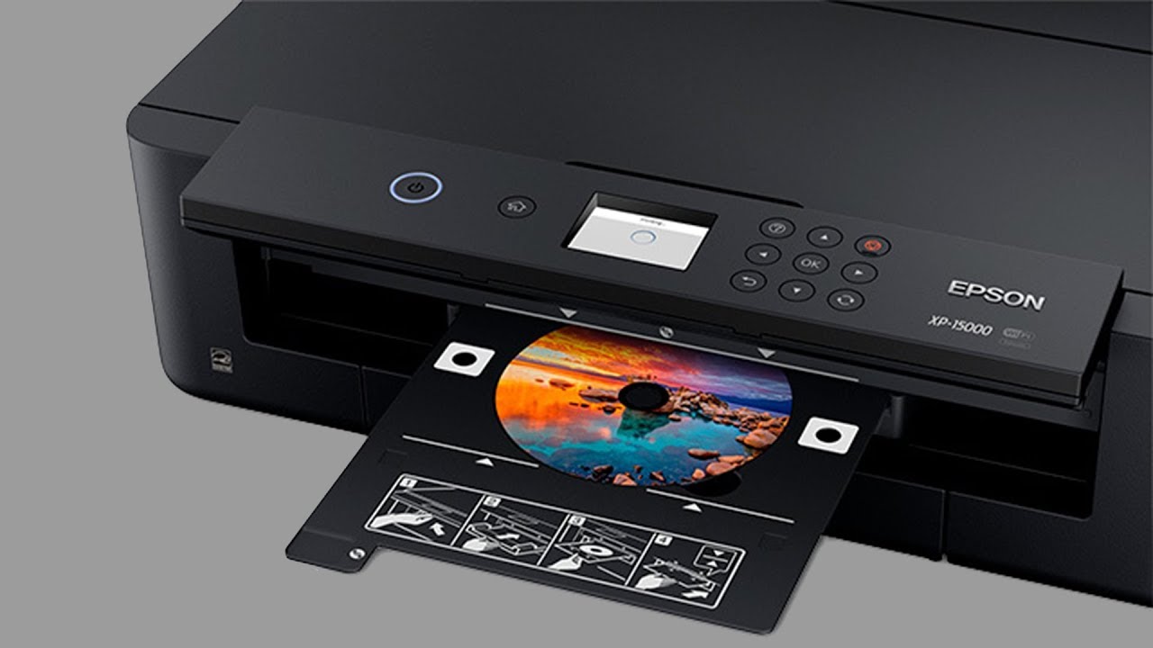 Epson XP-15000. Печать на CD и DVD