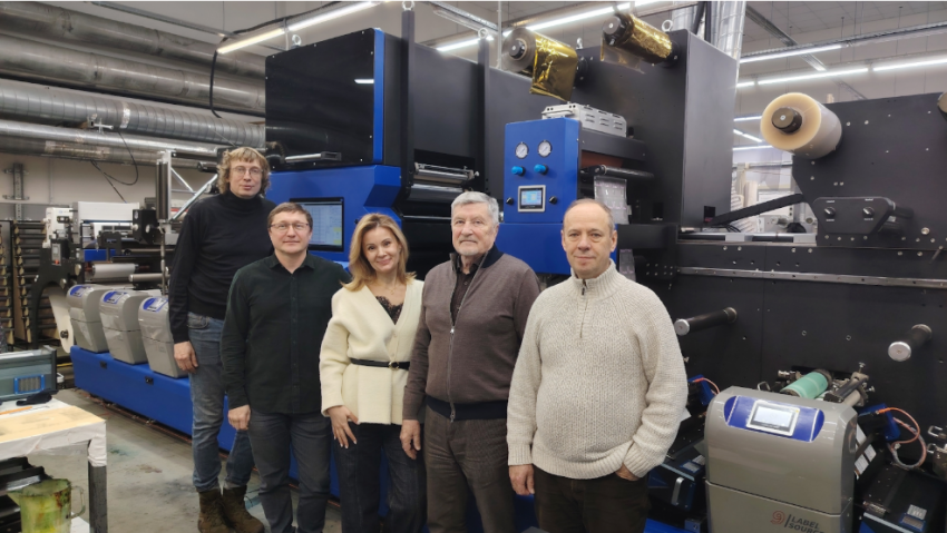 Вторая флексомашина Label Source в типографии «Полиграфф»