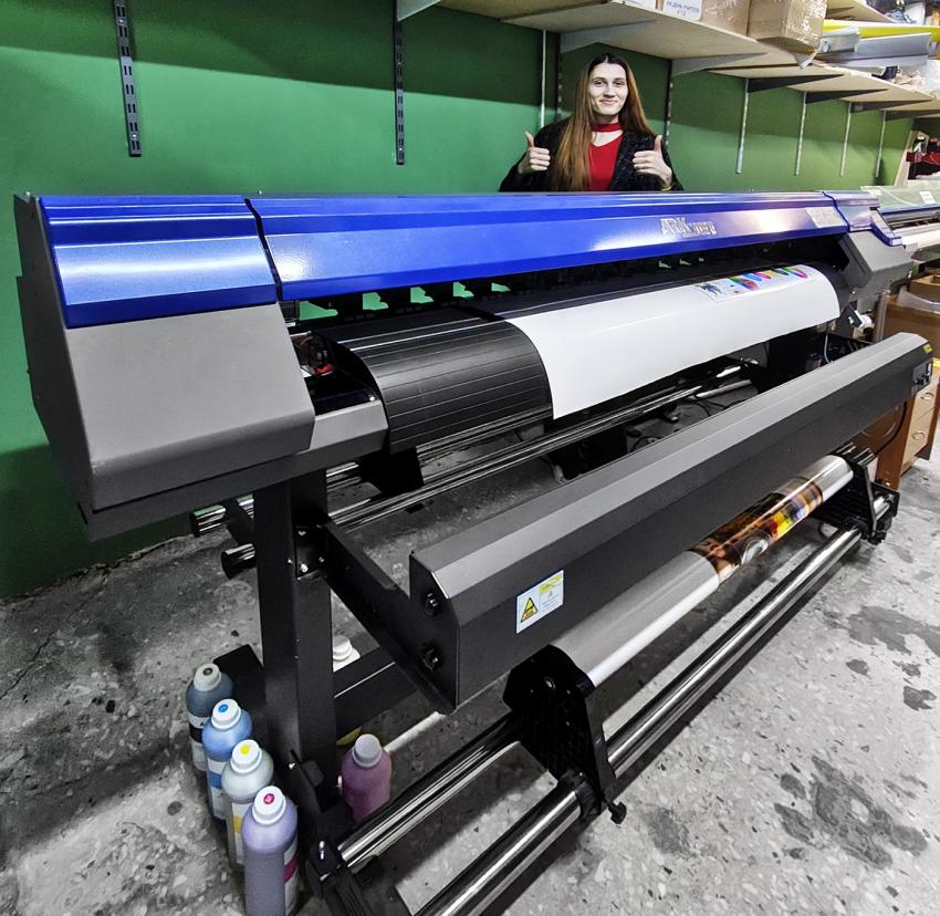 Принтер ARK-JET SOL 1601 от компании «КОВЧЕГ» сменил старый Roland в типографии «Альфа»