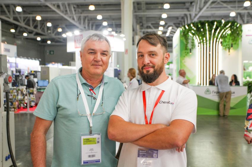 Андрей Халилов (главный технолог Графические системы) и Александр Арцимович (Генеральный директор Chembyo)