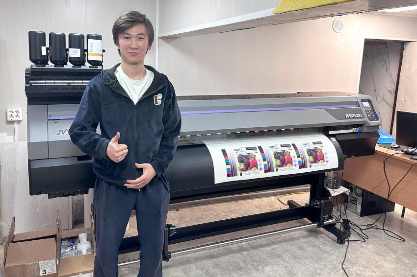 Mimaki JV100 в компании Presswall