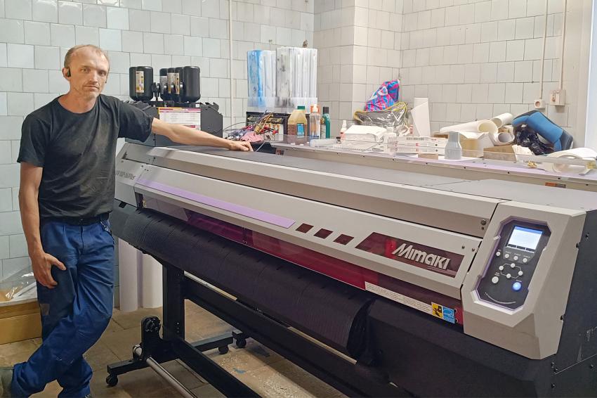 Mimaki UJV100 в РПК «Абрис» из Чебоксар