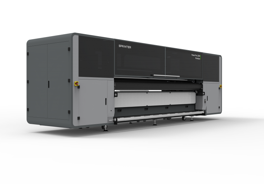 Компания «Смарт-Т» начинает поставки новейшего гибридного промышленного УФ-принтера Sprinter PP-320Pr шириной 3,2 м.