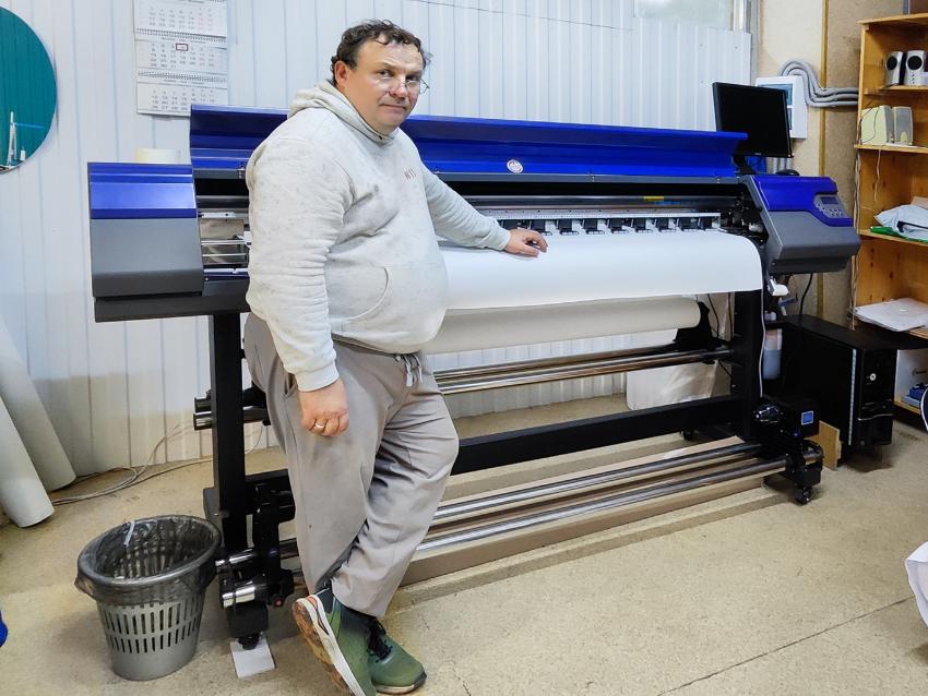 Компания «КОВЧЕГ» установила принтер ARK-JET SOL 1601 в типографии «Формат» из Липецка