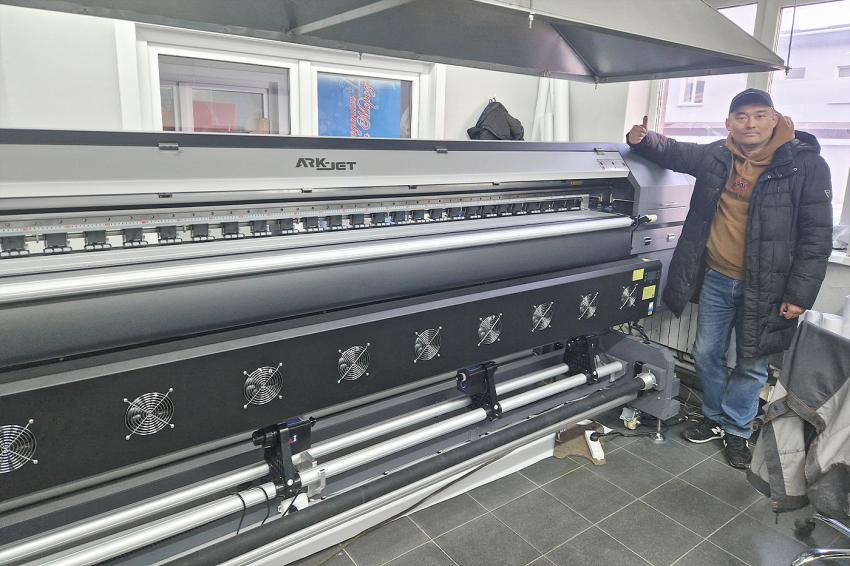 Компания «КОВЧЕГ» установила 3-метровый ARK-JET SOL 3202 в РПК «Оригами» из Южно-Сахалинска