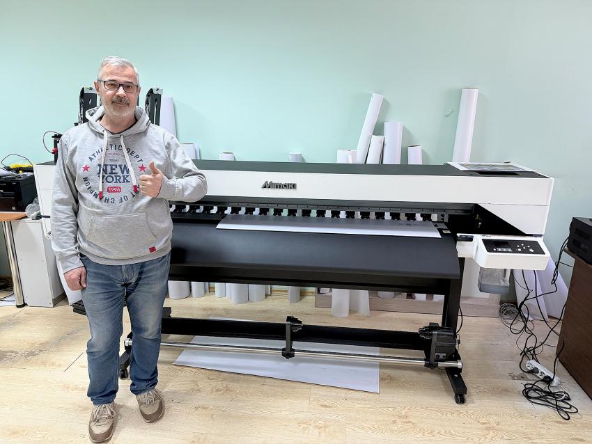 Компания «Смарт-Т» запустила комплекс Mimaki для широкоформатной печати в РА «Лоцман» из Смоленска